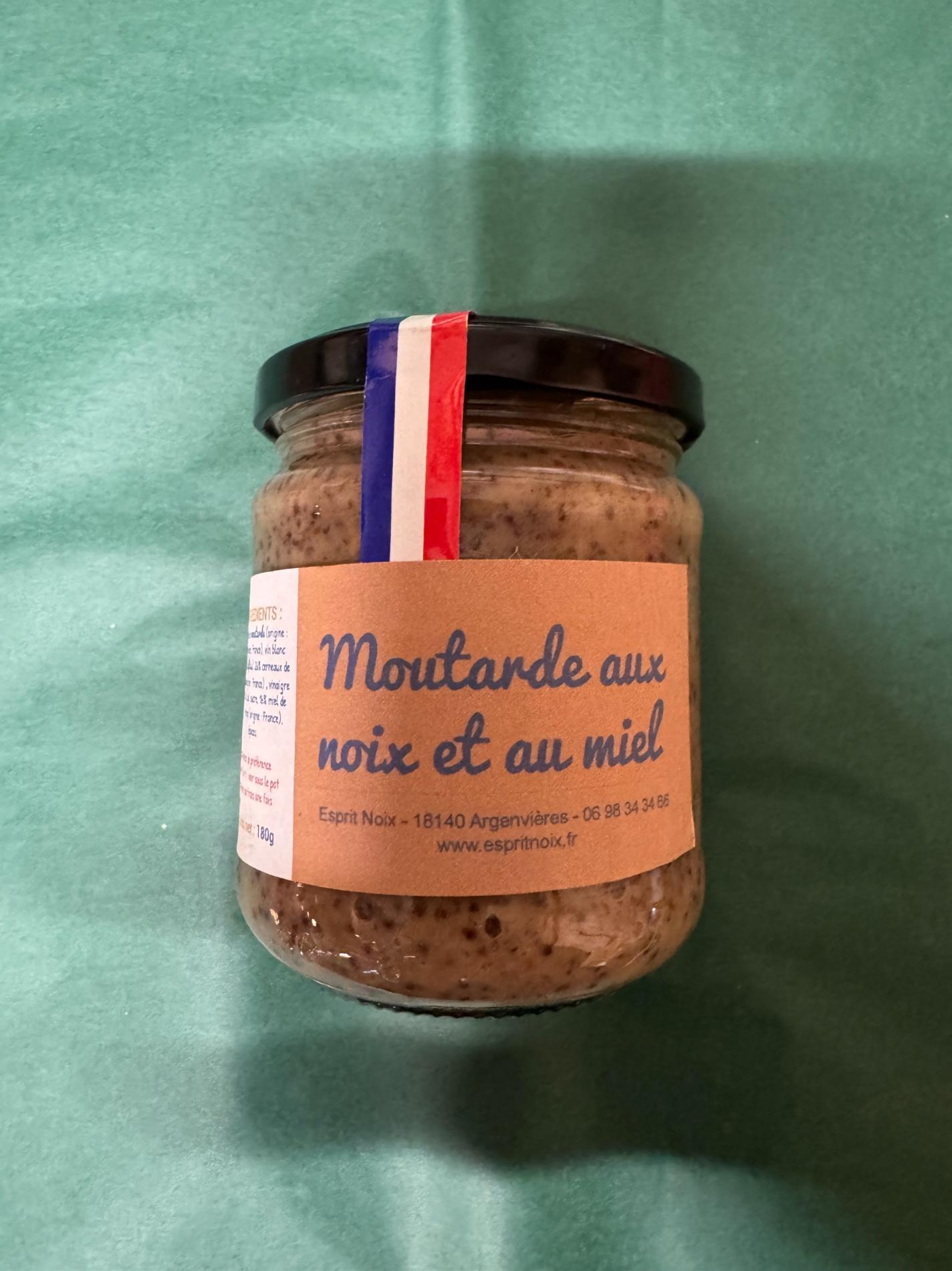 Moutarde aux noix et au miel